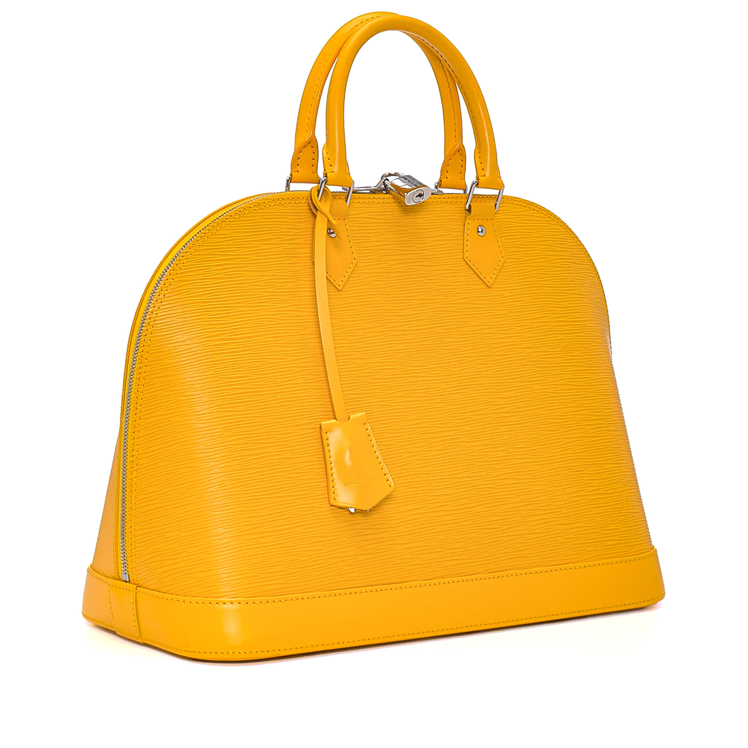 Louis Vuitton - Yellow Epi Leather GM Alma  Bag